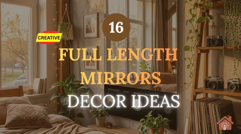 full length mirrors small bedroom decor ideas