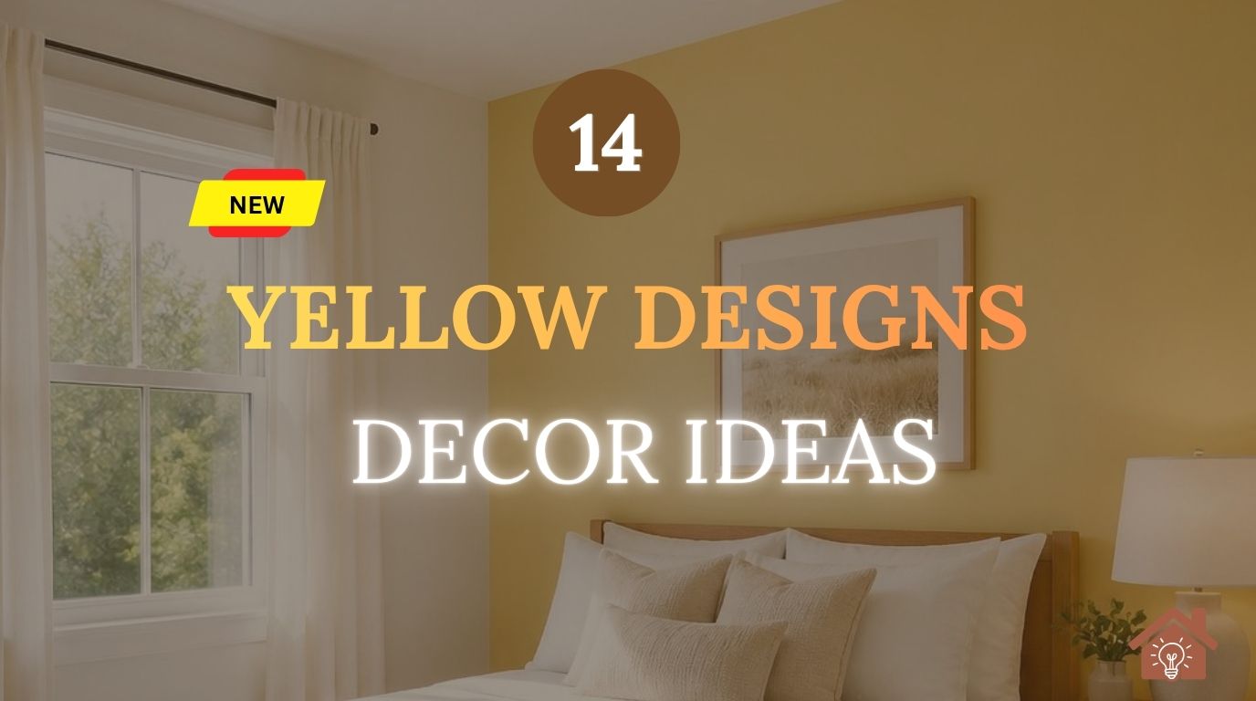 Yellow Small bedroom decor ideas