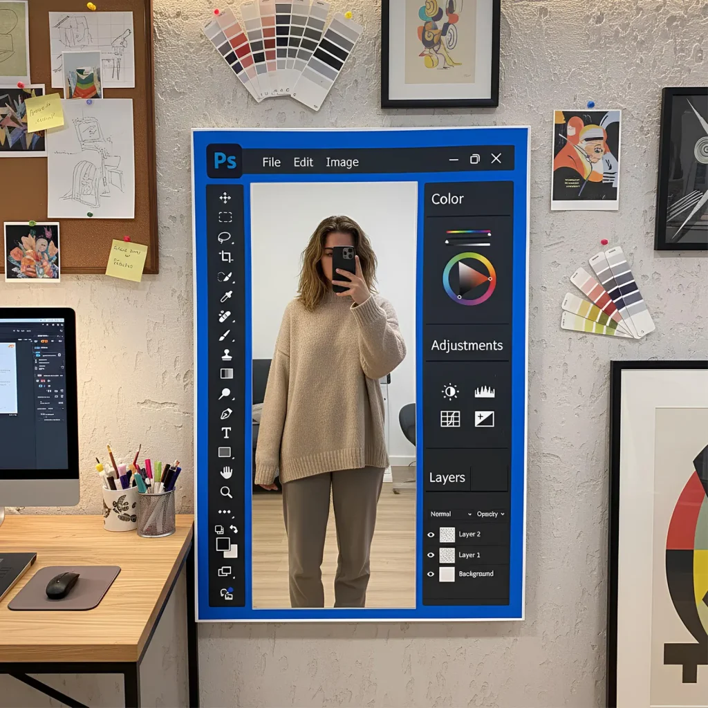 photoshop mirror ideas