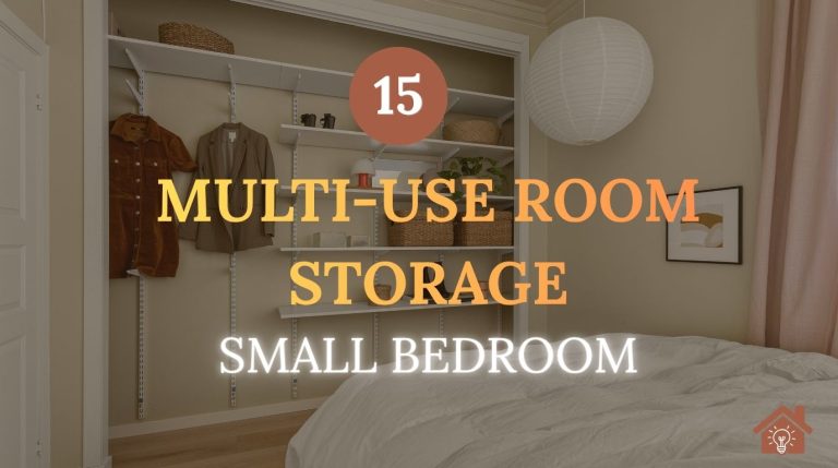 Multi-Use Room Storage Ideas for a Small Bedroom