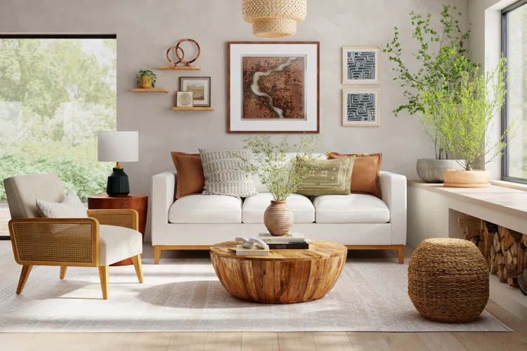 Small-living-room-with-natural-elements-and-cozy-seating