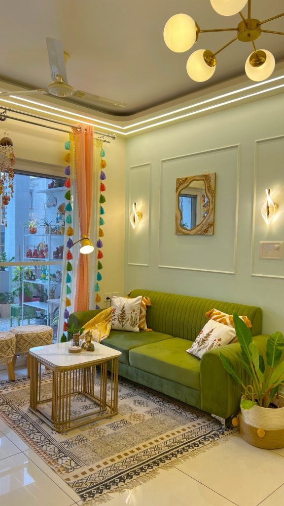Dress Plain Walls with Picture-Frame Moulding and Glowing Sconces