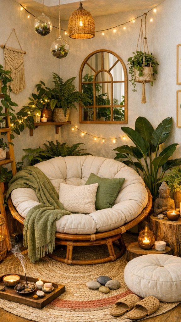 Carve Out a Papasan Reading Corner